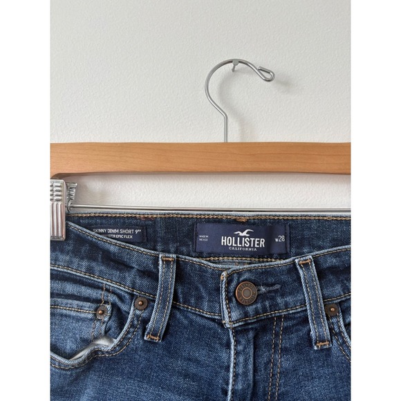 Hollister Men's Skinny Denim Shorts – Epic Flex – W28 - Picture 2 of 3